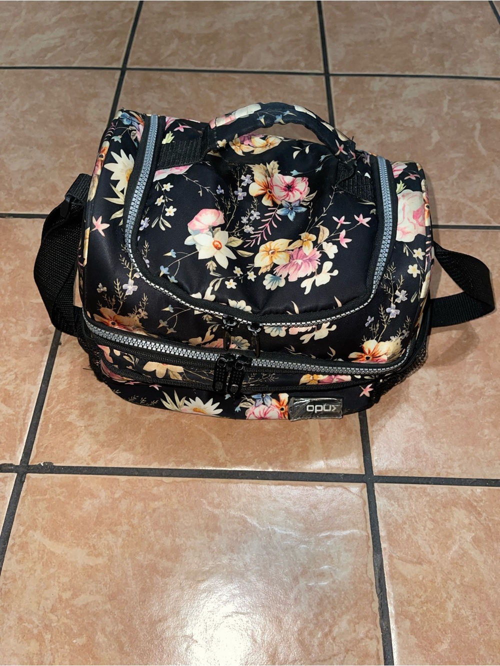 Send offer to me Floral Black lunch Travel Bag lunch bag